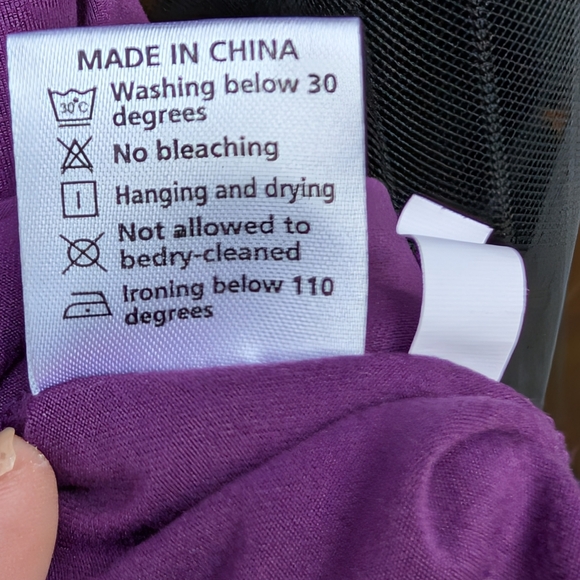 Sumche Bodycon Long Dress Dark Purple Size XL (New) - Picture 12 of 15